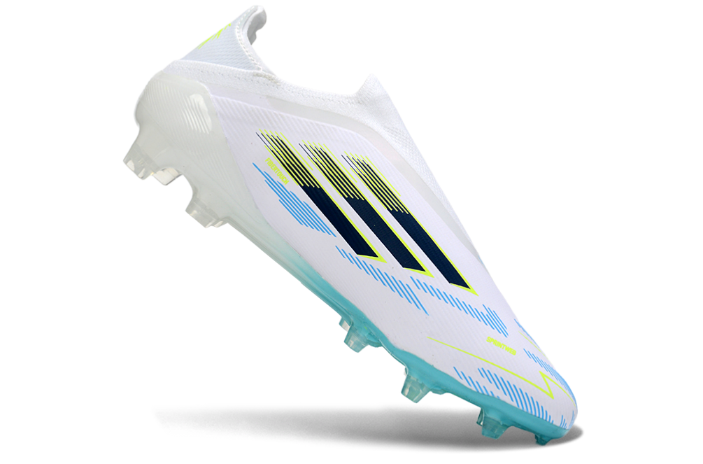 Adidas F50 Elite FG Laceless football boot on grass