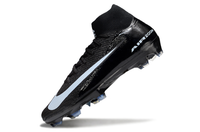 Close-up of Nike Air Zoom Mercurial Superfly X Elite FG Shadow Pack soccer cleats for elite players