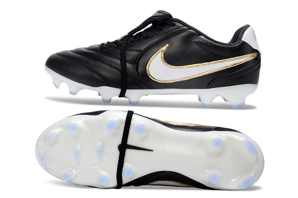 Official Nike Tiempo Ligera Pro LE Elite Football Boots with unique FG sole for optimal grip.
