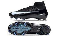 Image of Nike Air Zoom Mercurial Superfly X Elite FG Shadow Pack soccer cleats in action