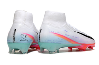 Top view of Nike Air Zoom Mercurial Superfly X Elite FG football boots with Sam Kerr logo