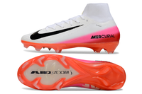 High-quality image of Nike Air Zoom Mercurial Superfly X Elite FG soccer shoes with innovative technology.