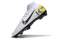 Close-up of Nike Air Zoom Mercurial Superfly X Elite Soccer Cleats with Kylian Mbappe partnership