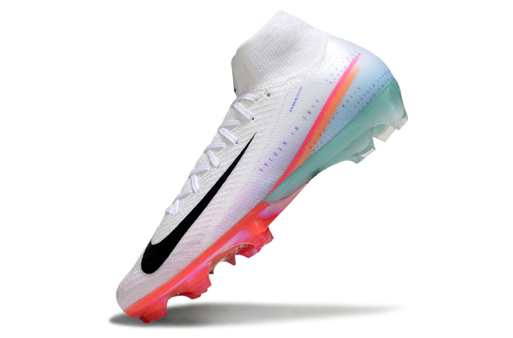 Close-up of Nike Air Zoom Mercurial Superfly X Elite FG football boots by Sam Kerr