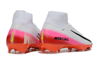 Detailed view of Nike Air Zoom Mercurial Superfly X Elite FG soccer cleats for those who demand the best.