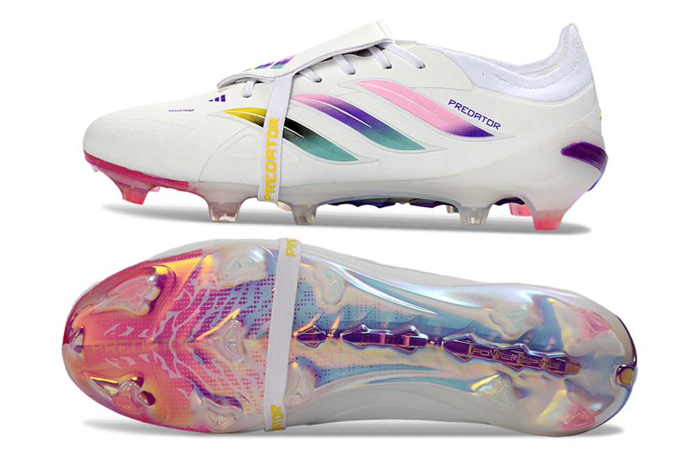 Detailed view of Adidas Predator 26 Elite Tongue FG cleats, highlighting their innovative features and craftsmanship.