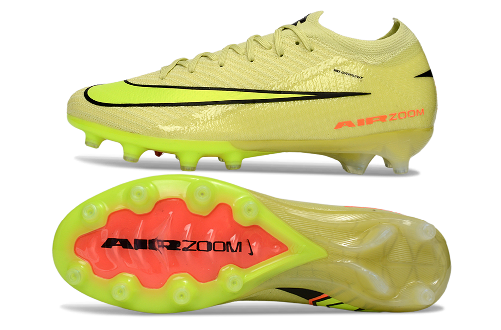 Back of Nike Mercurial Vapor XVI Elite football boot, designed for elite performance on artificial grass surfaces.