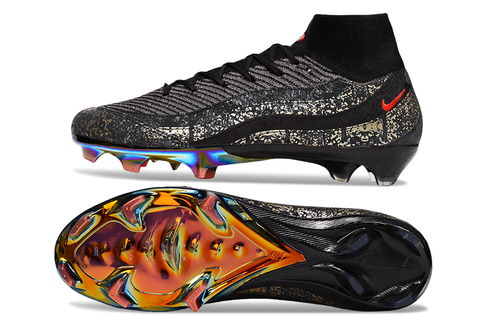 Back view of Nike Air Max 95 Mercurial Superfly X Elite Football Cleats